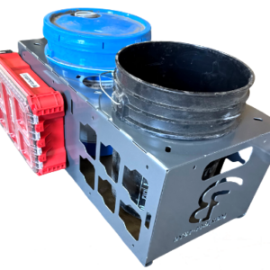 Double 5 Gallon Bucket Holder Compatible with Milwaukee Packout Storage