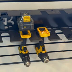 Heavy-Duty Wall Mount Storage Rack for DEWALT® 20V/60V Tools & Batteries